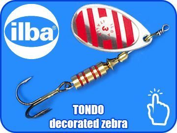 TONDO decorated zebra p